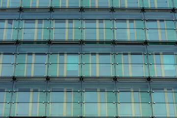 Detailed view of the residential building.