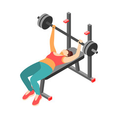 Fototapeta na wymiar Weight Lifting Workout Composition