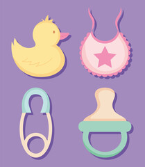 baby related icon set