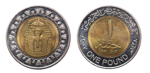 Coin one pound. Egypt. 2000