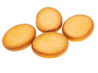 small croutons isolated