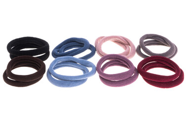 Naklejka premium hair rubber bands isolated