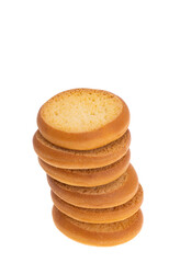 small croutons isolated