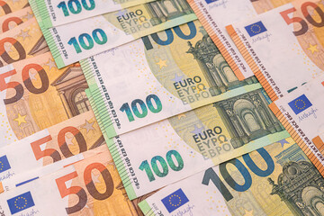 background of currency of the European Union