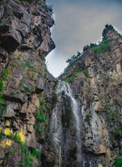 waterfall in the mountain