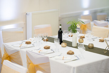 Décoration de table de mariage