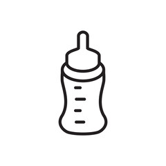 baby bottle icon design vector templates 