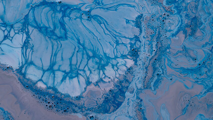 Naklejka premium The colors of the aqueous ink are translucent. Abstract multicolored marble texture background