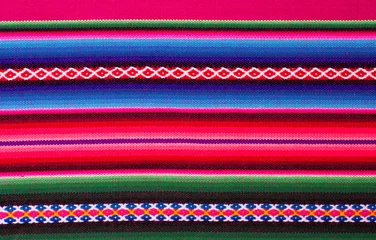 Foto op Canvas Bolivian traditional fabrics.   © cagan