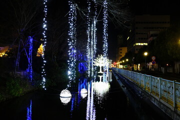 Christmas Light in Takasaki City Gumma, Japan
