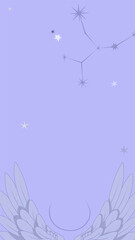 blue background with stars