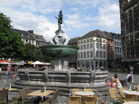 Marktbrunnen in Aachen