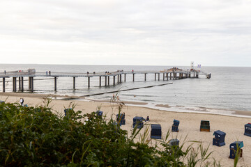 The new Koserow pier on the island of Usedom