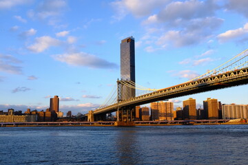 Fototapeta na wymiar Brooklyn Bridge in NYC, U.S.