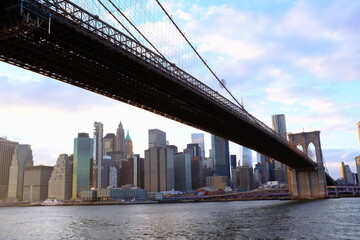 Fototapeta na wymiar Brooklyn Bridge in NYC, U.S.