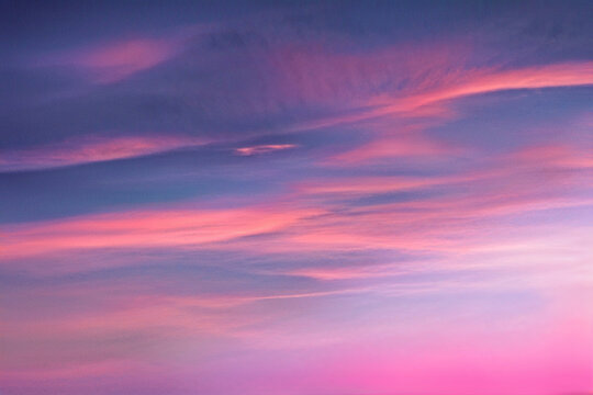 Pink Clouds, Sky Background