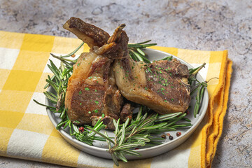 Homemade Grilled Organic Lamb Chops