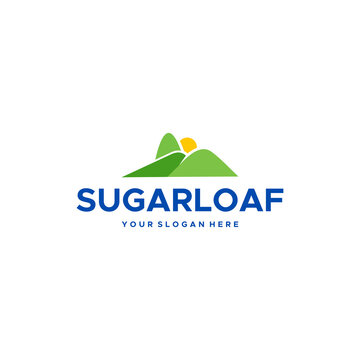 Modern Abstract Colorful SUGAR LOAF Logo design