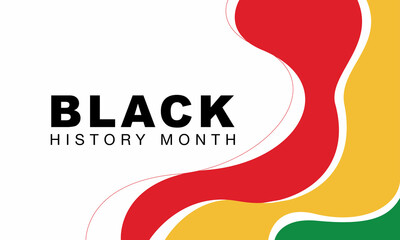 Black History Month. African American History. Celebrated annual. In February in United States and Canada. In October in Great Britain. Poster, card, banner, background. Vector illustration