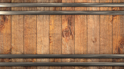 oak whiskey barrel texture, 3d render, rustic wood background