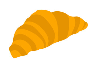 Icono de un croissant en fondo blanco.