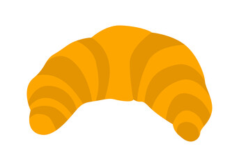 Icono de un croissant en fondo blanco.