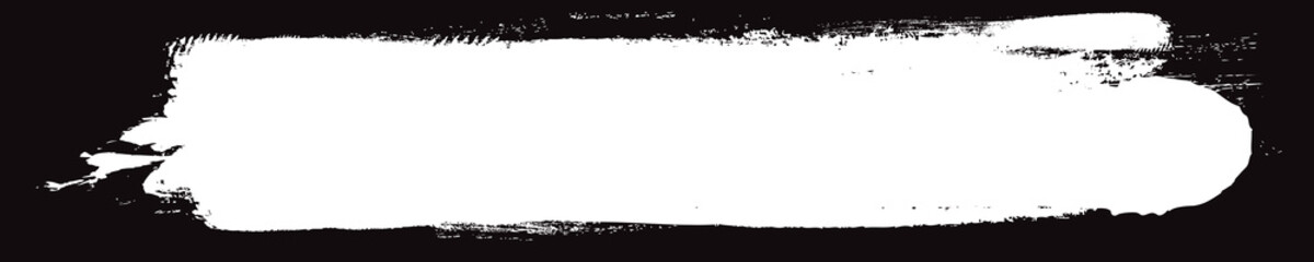 White brush stroke set isolated on white background. Trendy brush stroke vector for white ink paint, grunge backdrop, dirt banner, watercolor design and dirty texture. Brush stroke vector