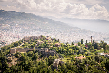 landscape alanya vacation panorama forest mountain