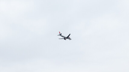 airplane in the sky