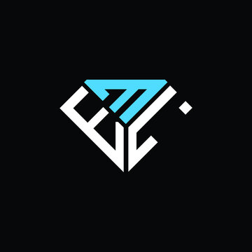 EML letter logo creative design. EML unique design