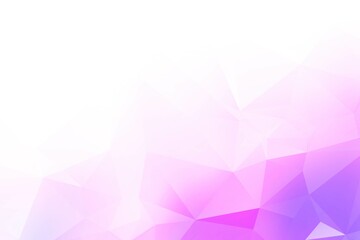 Fototapeta premium Abstract colorful low poly triangle shapes background