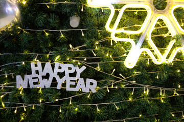 Decorations during happy festivals such as New Year, Christmas