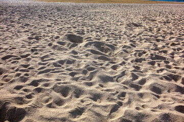 footprint on the sand