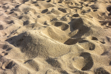 footprints in the sand