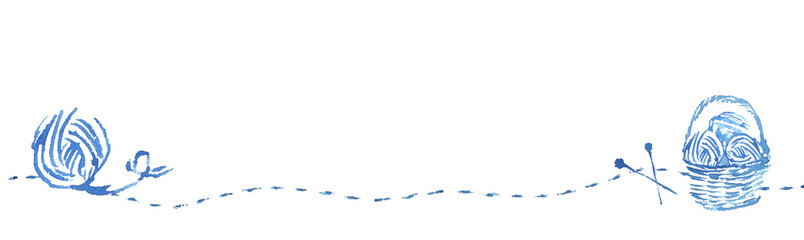 水彩で描いたハンドメイドのかわいい背景イラスト