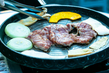Korean Traditional Barbecue Pork Beef