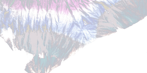 Tie-Dye Stripes. Gray Decor Wallpaper. White