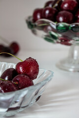 cherries on a plate