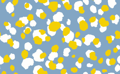 Abstract modern leopard seamless pattern. Animals trendy background. Color decorative vector stock illustration for print, card, postcard, fabric, textile. Modern ornament of stylized skin