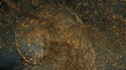 Golden Space background