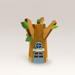  wooden cute gift tree house