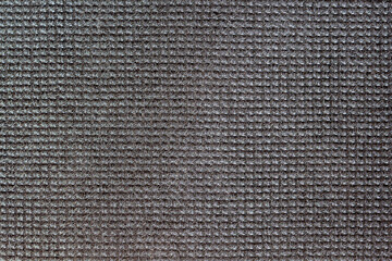 Dark grey striped fabric, woven texture, jute, canvas. Abstract pattern for background