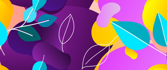 Bold Pattern Tropical Leaf Jungle Modern Motif