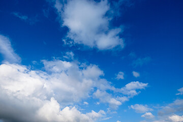 Blue sky with clouds
