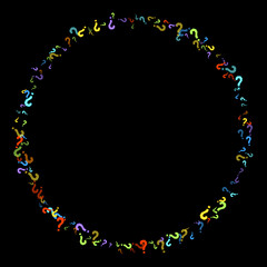 Question marks Quiz, doubt poll query public poll.