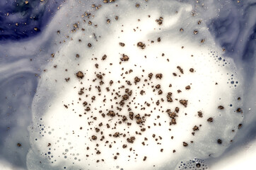 Galaxy. Star trek. Treasury of art. Swirls of marble. Abstract fantasia with golden powder. Extra special and luxurious- ORIENTAL ART. Ripples of agate. Natural luxury.
