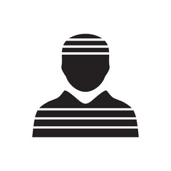 Prisoner icon ( vector illustration )