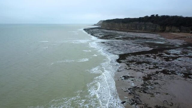 English Channel Cliffs at Fairlight