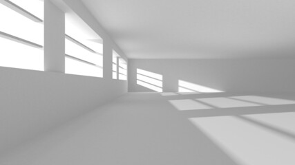 Obraz premium White Modern Background. Abstract Building Concept