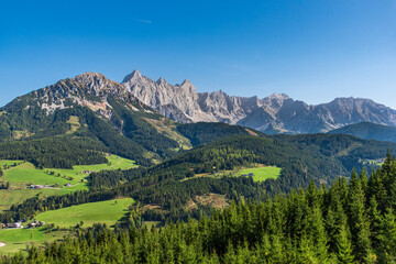 Fototapeta na wymiar Dachstein-Panorama